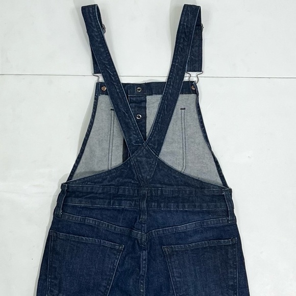 Lucky Brand Women's Bridgette Cropped Denim Overalls - Picture 6 of 10